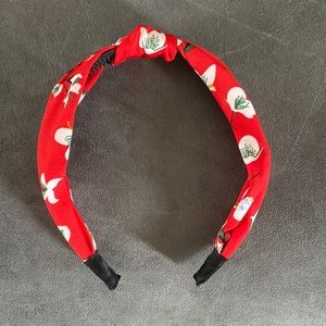 Red Floral Headband